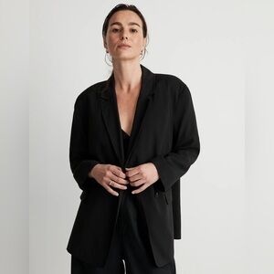 Madewell Black Relaxed Blazer